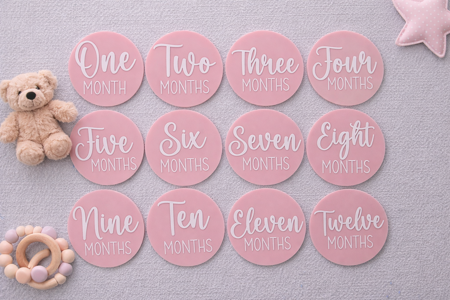 ACRYLIC MONTHLY MILESTONE