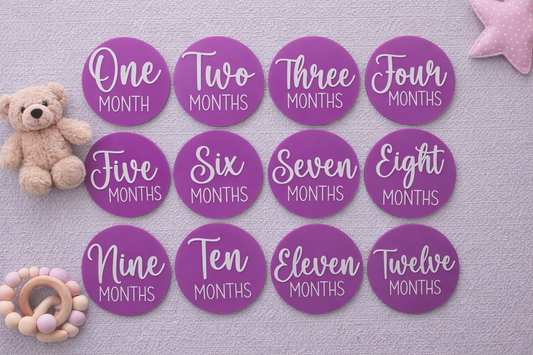 ACRYLIC MONTHLY MILESTONE