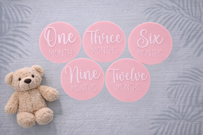 ACRYLIC QUARTER MONTH MILESTONE