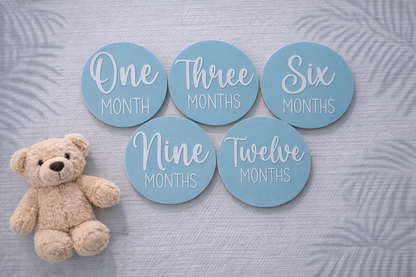 ACRYLIC QUARTER MONTH MILESTONE