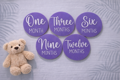 ACRYLIC QUARTER MONTH MILESTONE